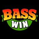 Bass Win logo with orange wordmark and green WIN ribbon