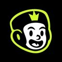 SlimKing mascot with neon lime crown
