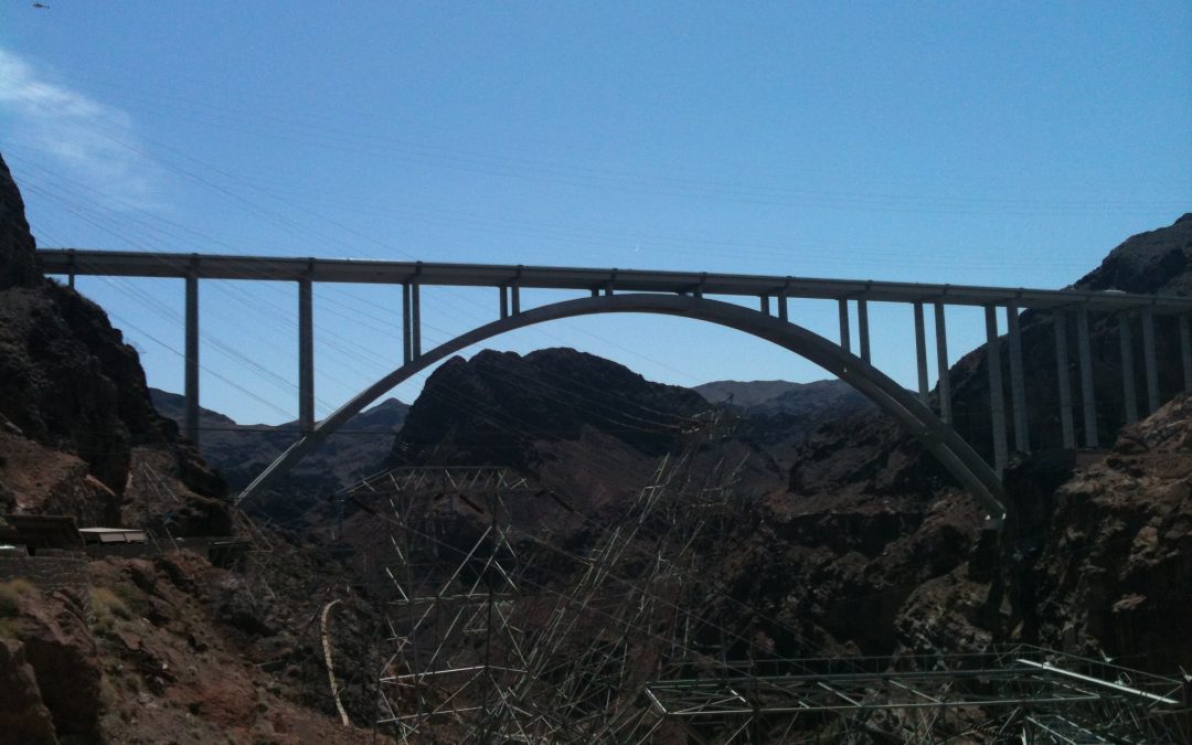 New US 93 Bridge – view from Hoover Dam